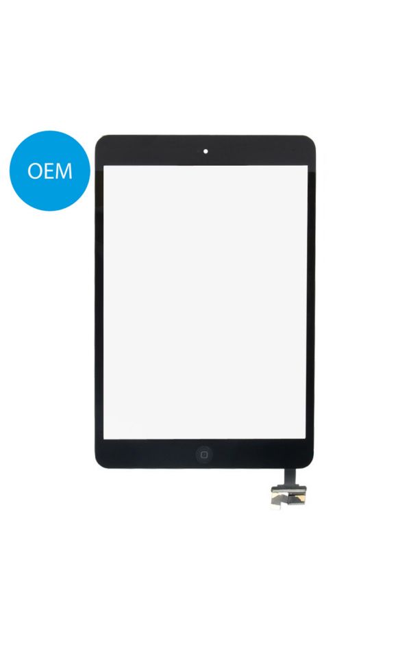 Premium Quality Glass Digitizer IC Flex Home Button for iPad Mini 1 2 Black