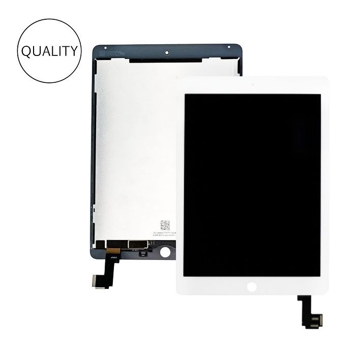 LCD Screen with Digitizer Glass Assembly for iPad Air 2 A1566 A1567 White