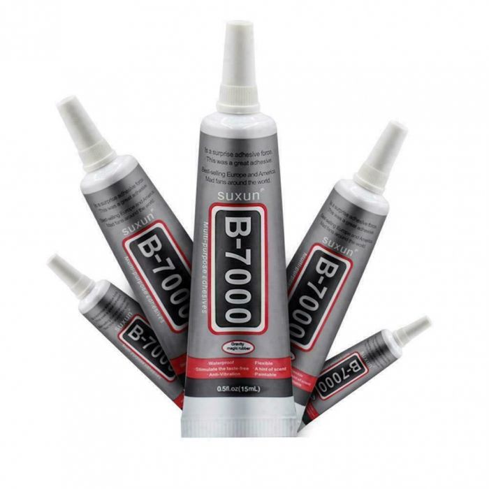 Generic B7000 Adhesive Rhinestones Glue for Crafts, 2PCS 110ml / 3.7 fl oz  B7000 Clear Glue with