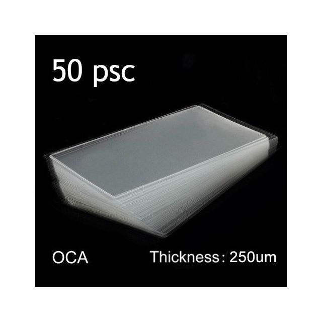 50 OCA LCD Screen Glass Panel Optically Clear Adhesive Sheet Glue for iPhone 6