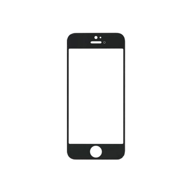 Black Front Glass Screen Lens Replacement for iPhone 5 5C 5S