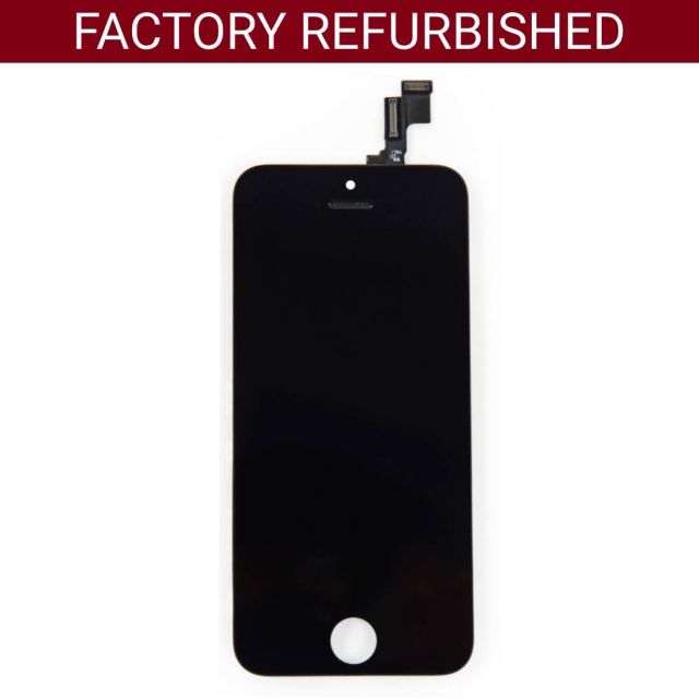 Refurbished LCD Screen Digitizer Replacement for iPhone 5S SE Black