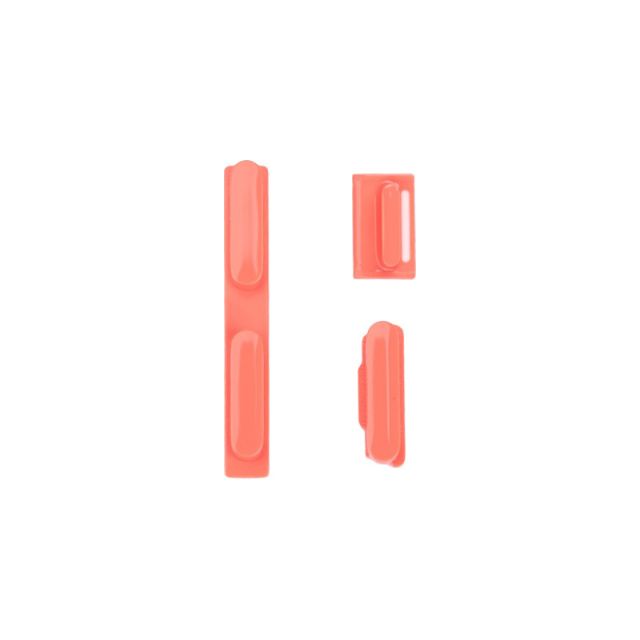 Button Set Power Volume Mute Replacement for iPhone 5C Pink