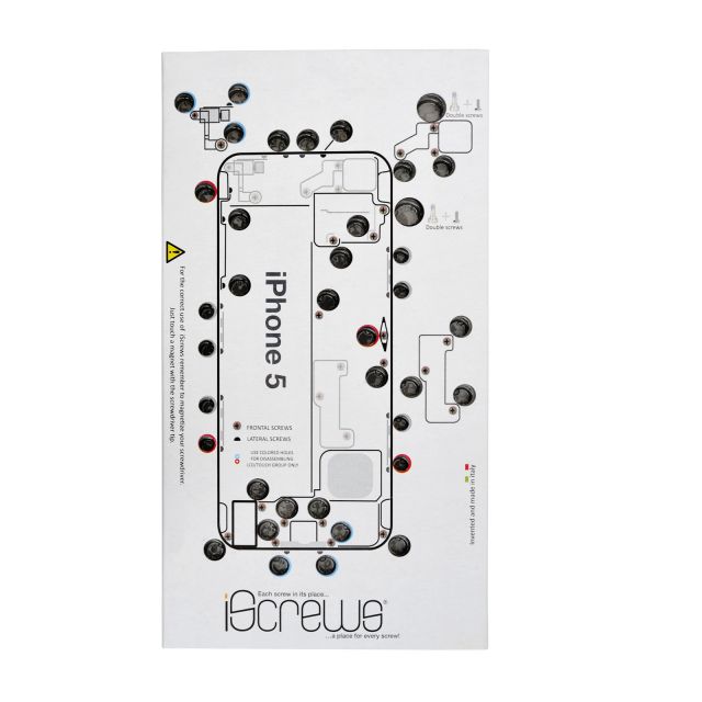 iScrews Repair Screw Organiser Sheet Tray Map for iPhone 5